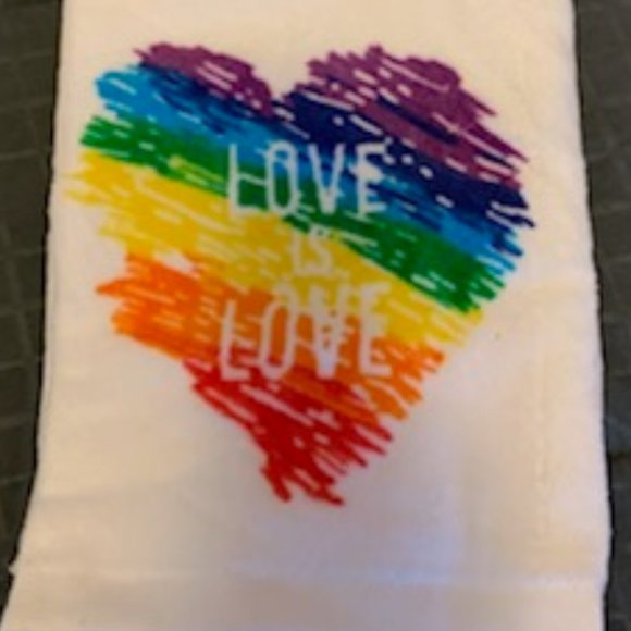 Isaac Mizrahi Love is Love Dish Towels - Picture 2 of 4